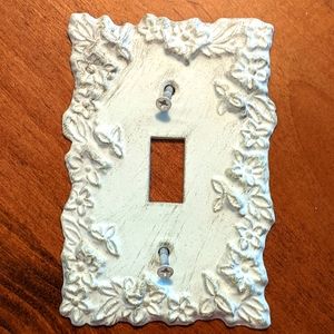 Shabby chic switchplate